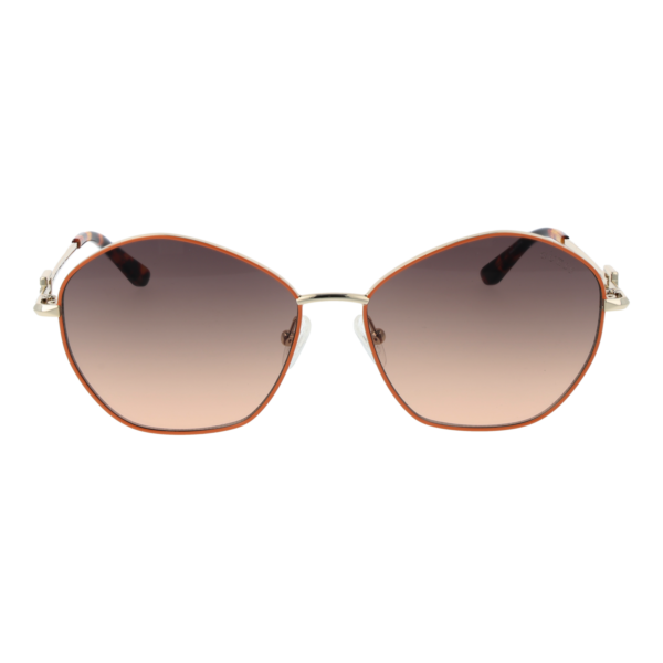 Guess Sonnenbrille GU7907 5944F – Frontansicht mit Metall & Kunststoff Rahmen und Grau Gläsern