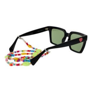 Rückansicht der Guess Sonnenbrille GU8261 5501N – Edelstahl Rahmen