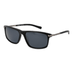 Harley-Davidson Rechteck Sonnenbrille HD0979X 5901D in Schwarz – 45° Seitenansicht