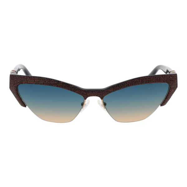 Marciano by Guess Sonnenbrille GM00006 5905W – Frontansicht mit Azetat Rahmen und Blau Gläsern