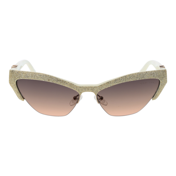 Marciano by Guess Sonnenbrille GM00006 5925F – Frontansicht mit Azetat Rahmen und Grau Gläsern