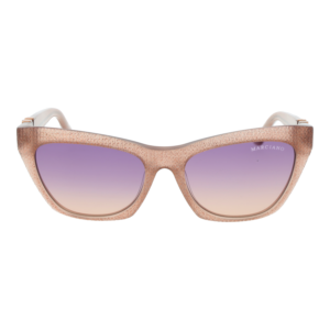 Marciano by Guess Sonnenbrille GM00008 5457Z – Frontansicht mit Azetat Rahmen und Lila Gläsern