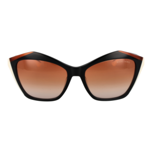 Marciano by Guess Sonnenbrille GM0832 5905F – Frontansicht mit Azetat Rahmen und Braun Gläsern