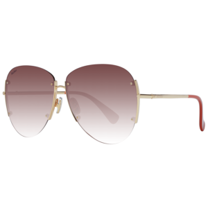 Max Mara Pilotenbrille Sonnenbrille MM0001 6230F in Gold – 45° Seitenansicht