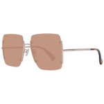 Max Mara Quadrat Sonnenbrille MM0002-H 6029G in Rosé Gold – 45° Seitenansicht