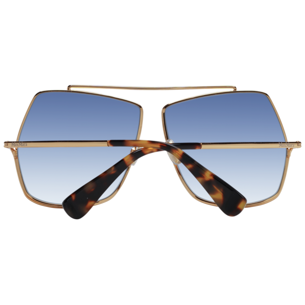 Rückansicht der Max Mara Sonnenbrille MM0006 6430W – Metall Rahmen