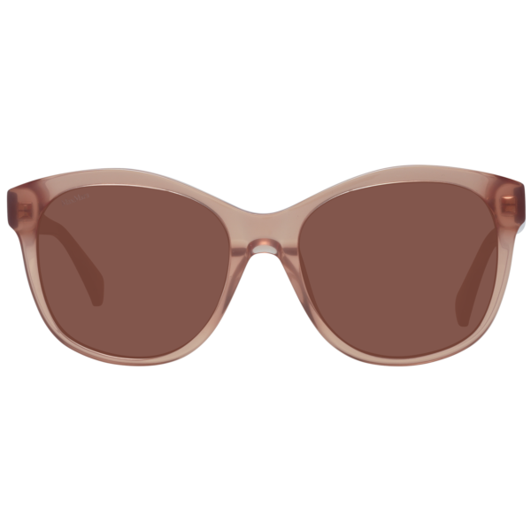 Max Mara Sonnenbrille MM0007 5645E – Frontansicht mit Kunststoff Rahmen und Braun Gläsern