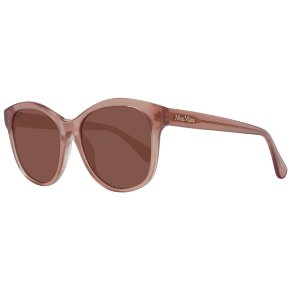Max Mara Schmetterling Sonnenbrille MM0007 5645E in Braun – 45° Seitenansicht