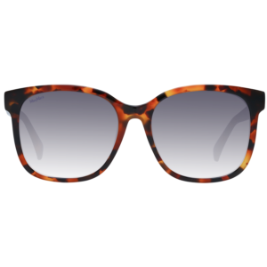 Max Mara Sonnenbrille MM0025 5753B – Frontansicht mit Azetat Rahmen und Grau Gläsern