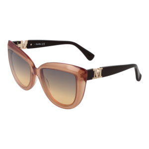 Max Mara Katzenaugen Sonnenbrille MM0029 5645F in Braun – 45° Seitenansicht