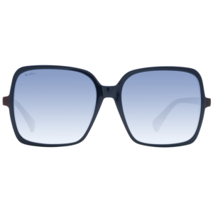 Max Mara Sonnenbrille MM0037 6092W – Frontansicht mit Kunststoff Rahmen und Blau Gläsern