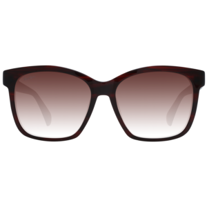 Max Mara Sonnenbrille MM0042 5671F – Frontansicht mit Kunststoff Rahmen und Braun Gläsern