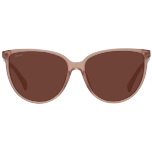 Max Mara Sonnenbrille MM0045 5859F – Frontansicht mit Kunststoff Rahmen und Braun Gläsern