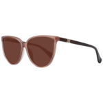 Max Mara Schmetterling Sonnenbrille MM0045 5859F in Beige – 45° Seitenansicht