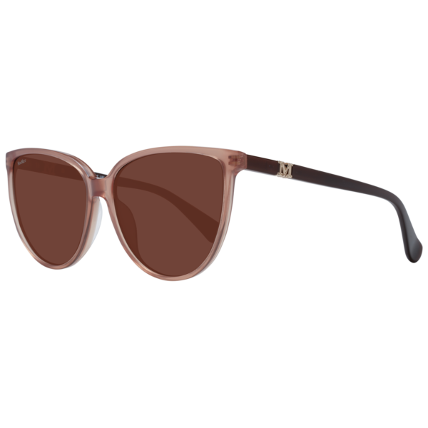 Max Mara Schmetterling Sonnenbrille MM0045 5859F in Beige – 45° Seitenansicht