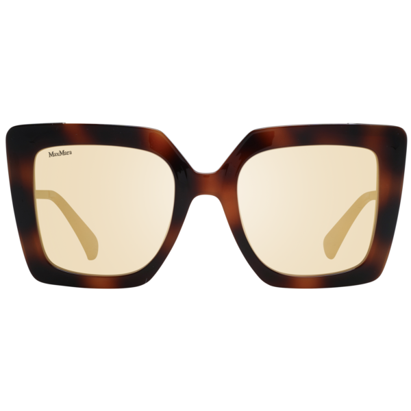 Max Mara Sonnenbrille MM0051 5252G – Frontansicht mit Kunststoff Rahmen und Grau Gläsern