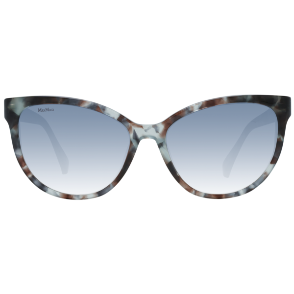 Max Mara Sonnenbrille MM0058 5755C – Frontansicht mit Kunststoff Rahmen und Grau Gläsern