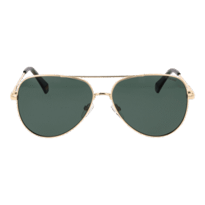 Polaroid Sonnenbrille PLD 6187/S 60J5GUC – Frontansicht mit Metall Rahmen und Grün Gläsern