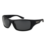 Polaroid Rechteck Sonnenbrille PLD 7013/S 63807M9 in Schwarz – 45° Seitenansicht