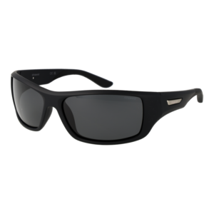 Polaroid Rechteck Sonnenbrille PLD 7013/S 63807M9 in Schwarz – 45° Seitenansicht