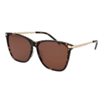 Replay Quadrat Sonnenbrille RY232S 58H06 in Grün – 45° Seitenansicht