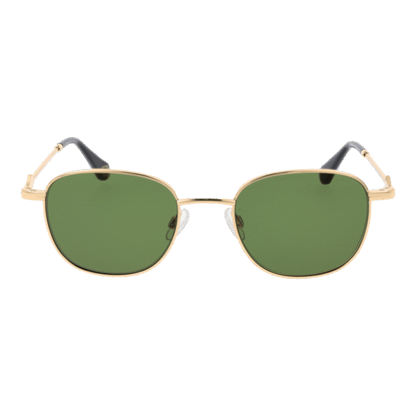 Replay Sonnenbrille RY280V 5101S – Frontansicht mit Metall Rahmen und Grün Gläsern