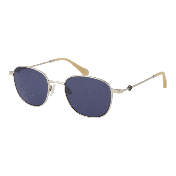 Replay Oval Sonnenbrille RY280V 5102S in Silber – 45° Seitenansicht