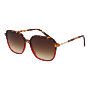Replay Quadrat Sonnenbrille RY468V 5503S in Rot – 45° Seitenansicht
