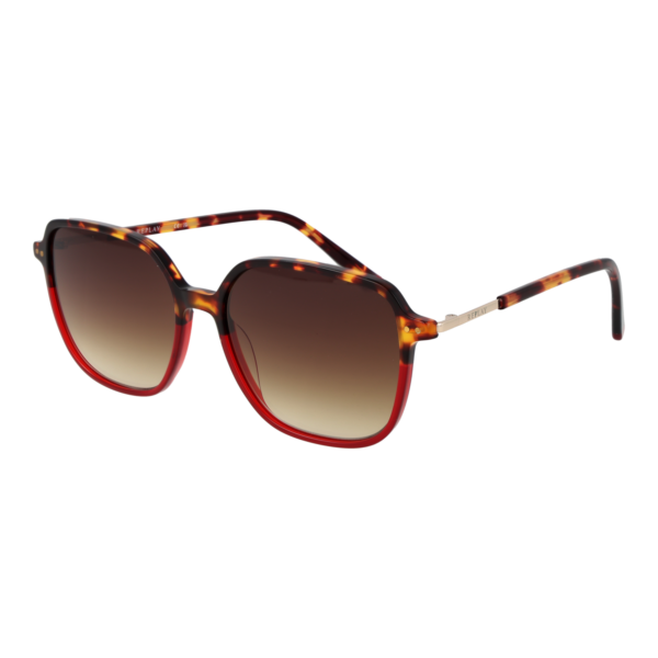 Replay Quadrat Sonnenbrille RY468V 5503S in Rot – 45° Seitenansicht