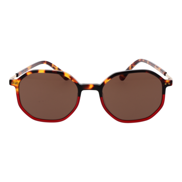 Replay Sonnenbrille RY469V 5103S – Frontansicht mit Kunststoff Rahmen und Braun Gläsern