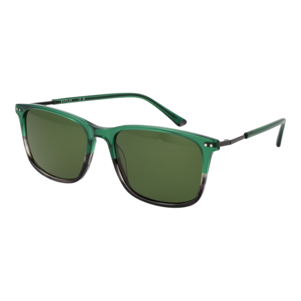 Replay Rechteck Sonnenbrille RY472V 5603S in Grün – 45° Seitenansicht