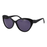 Replay Katzenaugen Sonnenbrille RY582 57S03 in Schwarz – 45° Seitenansicht