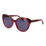 Replay Schmetterling Sonnenbrille RY582S 56H04 in Rot – 45° Seitenansicht