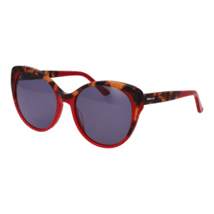Replay Schmetterling Sonnenbrille RY582S 56H04 in Rot – 45° Seitenansicht
