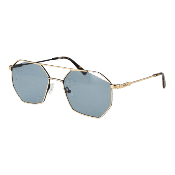 Replay Crazy Sonnenbrille RY628 56S01 in Gold – 45° Seitenansicht