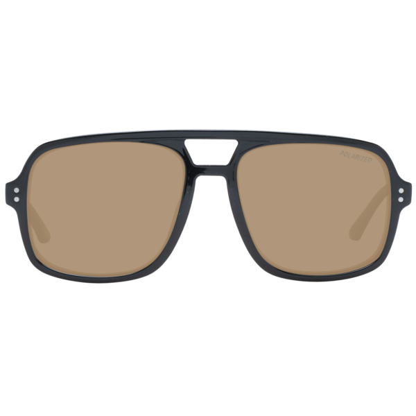 Skechers Sonnenbrille SE6269 5601H – Frontansicht mit Kunststoff Rahmen und Braun Gläsern