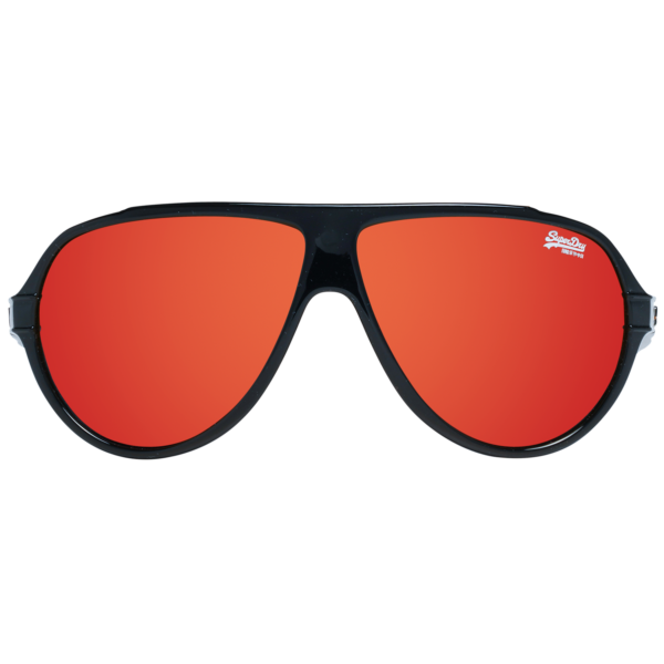 Superdry Sonnenbrille SDS Downtown 58104 – Frontansicht mit Polycarbonat Rahmen und Blau Gläsern