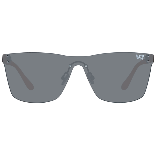 Superdry Sonnenbrille SDS Electroshock 13150 – Frontansicht mit Polycarbonat Rahmen und Grau Gläsern