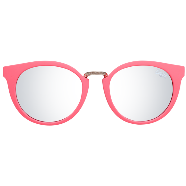 Superdry Sonnenbrille SDS Girlfriend 50116 – Frontansicht mit Polycarbonat & Monel Rahmen und Braun Gläsern