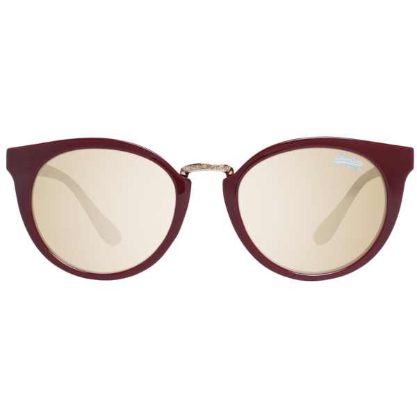 Superdry Sonnenbrille SDS Girlfriend 50162 – Frontansicht mit Polycarbonat & Monel Rahmen und Grau Gläsern