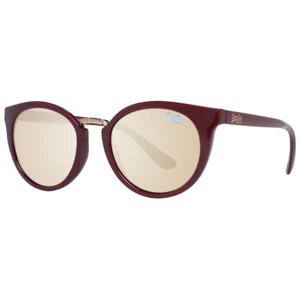 Superdry Rund Sonnenbrille SDS Girlfriend 50162 in Braun – 45° Seitenansicht