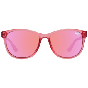 Superdry Sonnenbrille SDS Lizzie 55116 – Frontansicht mit Polycarbonat Rahmen und Pink Gläsern