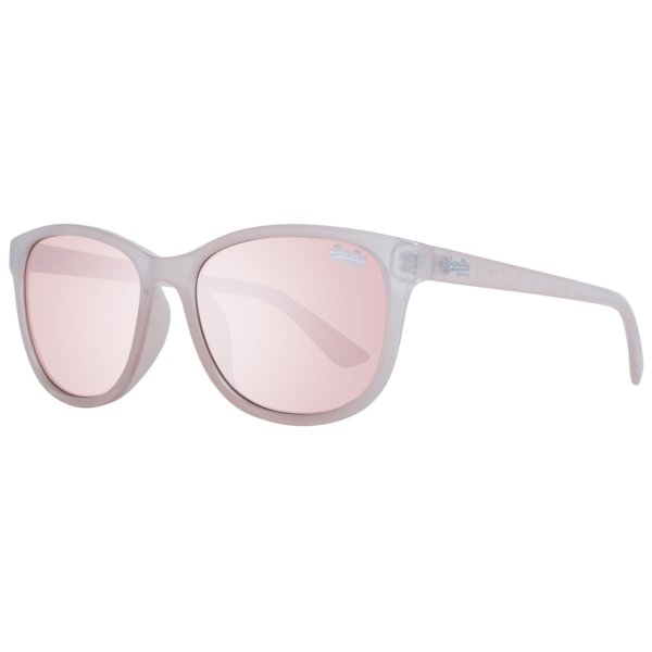 Superdry Trapez Sonnenbrille SDS Lizzie 55172 in Rosa – 45° Seitenansicht