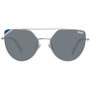 Superdry Sonnenbrille SDS Mikki 57002 – Frontansicht mit Monel Rahmen und Grau Gläsern