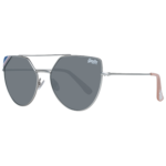 Superdry Pilotenbrille Sonnenbrille SDS Mikki 57002 in Silber – 45° Seitenansicht
