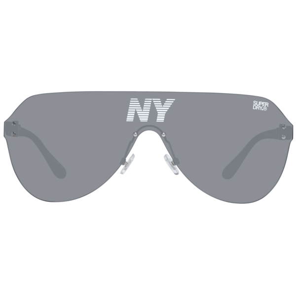 Superdry Sonnenbrille SDS Monovector 14127 – Frontansicht mit Polycarbonat Rahmen und Grau Gläsern