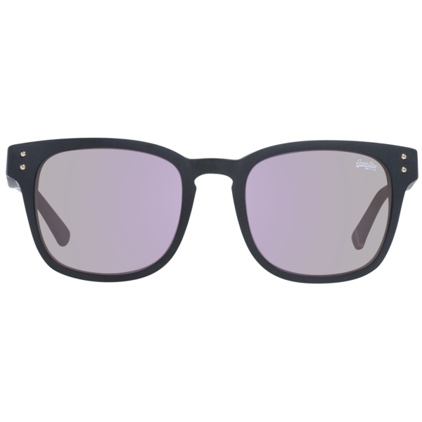 Superdry Quadrat Sonnenbrille SDS Montego 53127 in Schwarz – 45° Seitenansicht