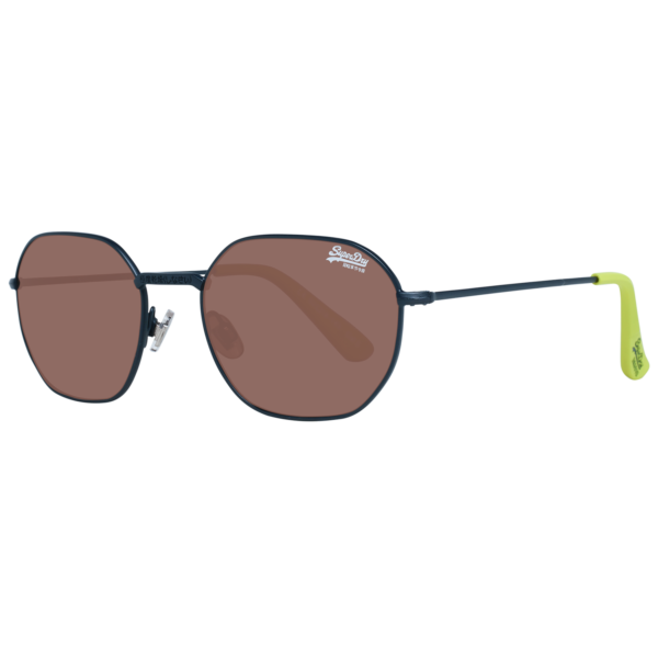 Superdry Trapez Sonnenbrille SDS Super 52006 in Schwarz – 45° Seitenansicht