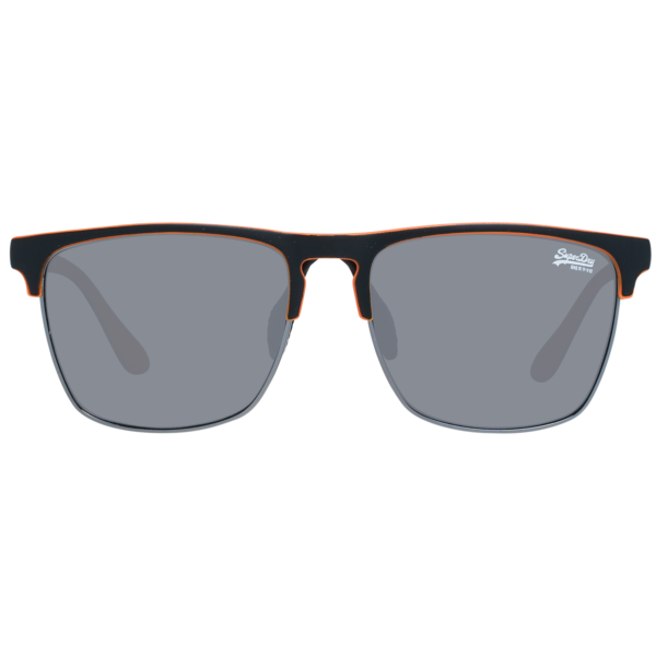 Superdry Sonnenbrille SDS Superflux 56104 – Frontansicht mit TR90 Rahmen und Grau Gläsern