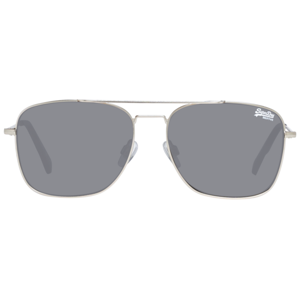 Superdry Sonnenbrille SDS Trident 55001 – Frontansicht mit Monel Rahmen und Grau Gläsern